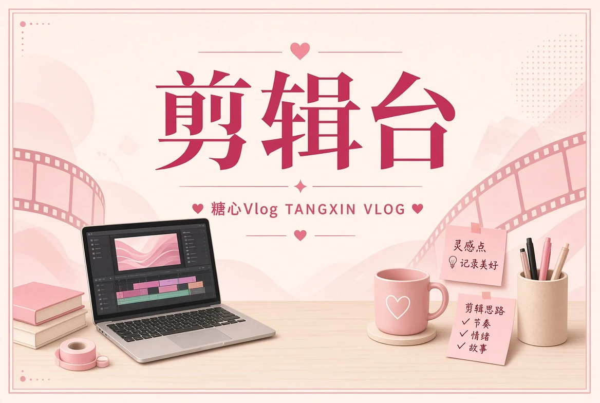 糖心Vlog剪台工作视觉